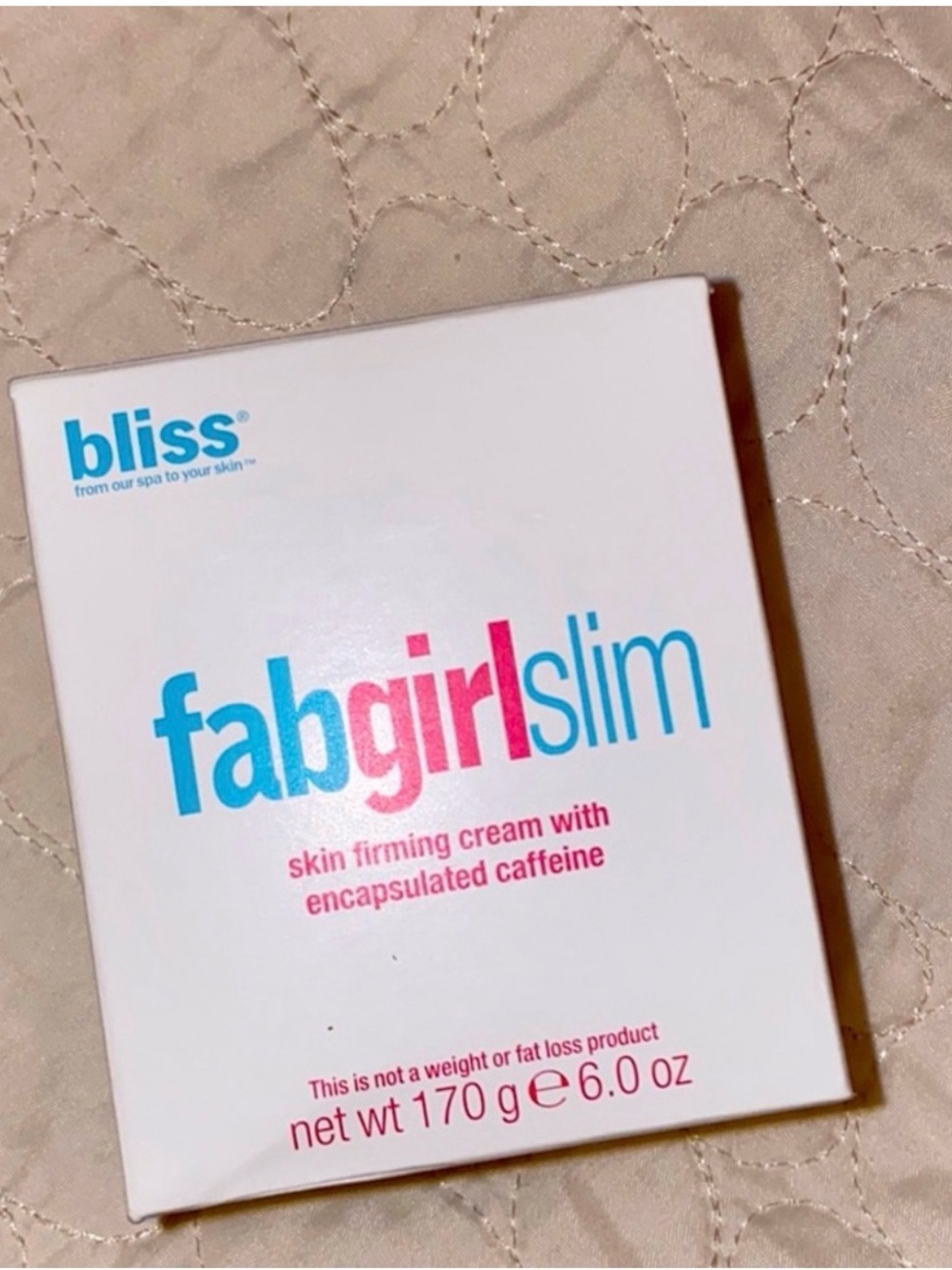 Bliss FabGirl Slim Skin Firming Cream - White, Blue, Pink Packaging